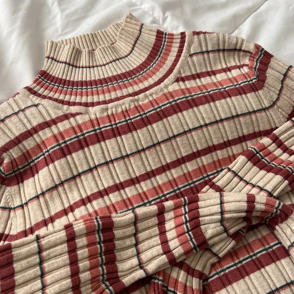 Pink Republic Sweaters - Striped Turtleneck Large